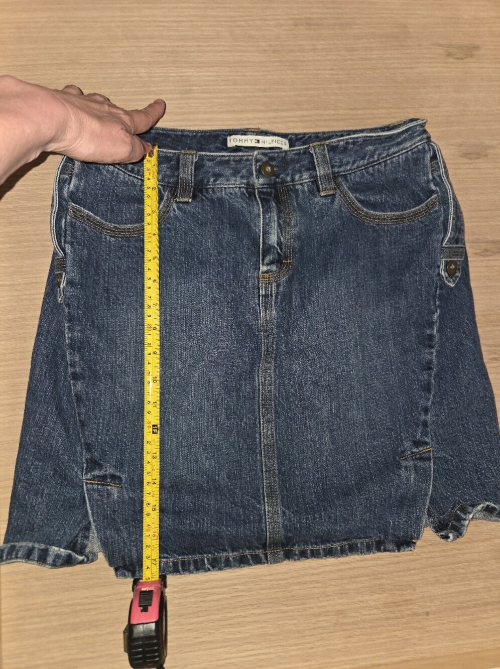 Tommy Hilfiger Dark Blue Denim Mini Skirt